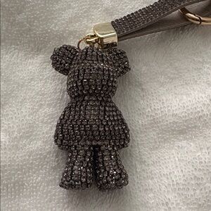 New Rhinestone Bear Bag Charm Keychain